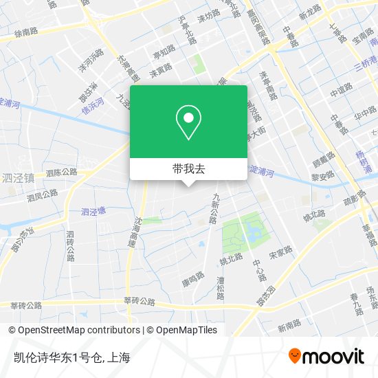 凯伦诗华东1号仓地图