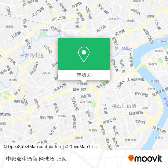 中邦豪生酒店-网球场地图