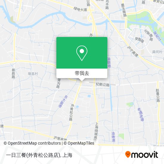 一日三餐(外青松公路店)地图