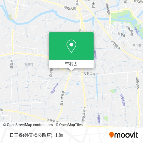 一日三餐(外青松公路店)地图