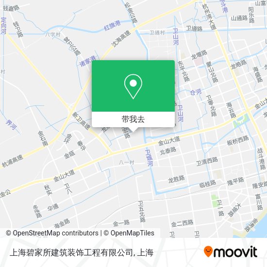 上海碧家所建筑装饰工程有限公司地图