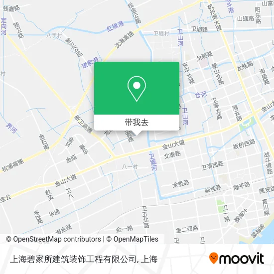 上海碧家所建筑装饰工程有限公司地图