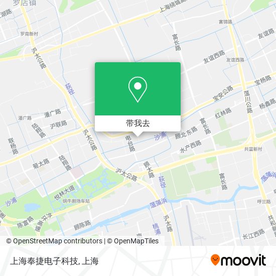 上海奉捷电子科技地图