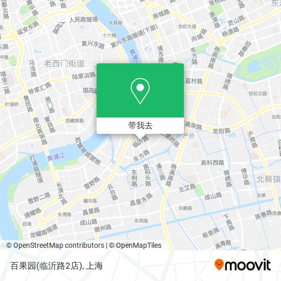 百果园(临沂路2店)地图