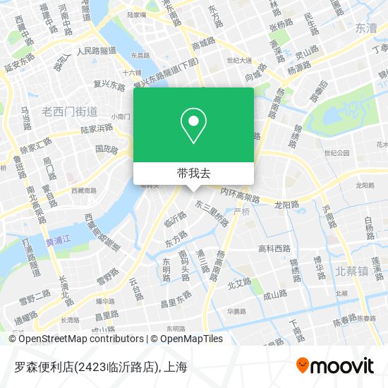 罗森便利店(2423临沂路店)地图
