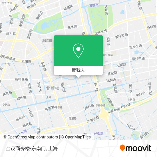 金茂商务楼-东南门地图