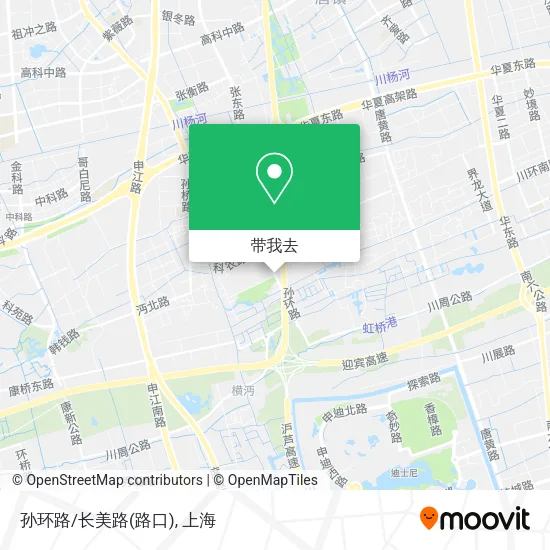 孙环路/长美路(路口)地图