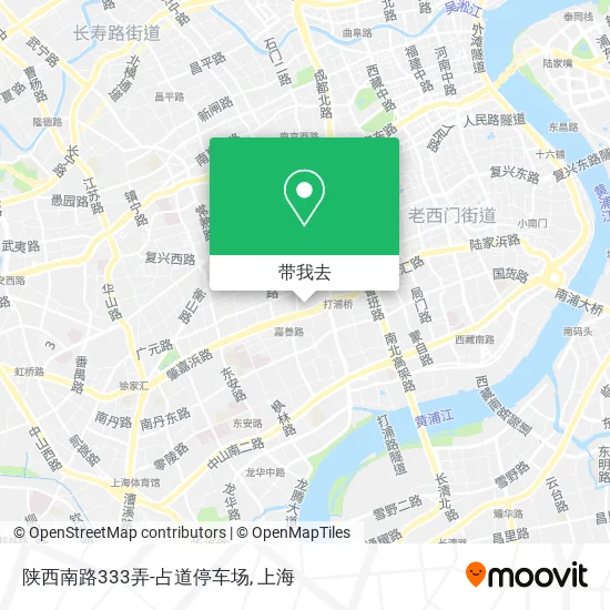 陕西南路333弄-占道停车场地图