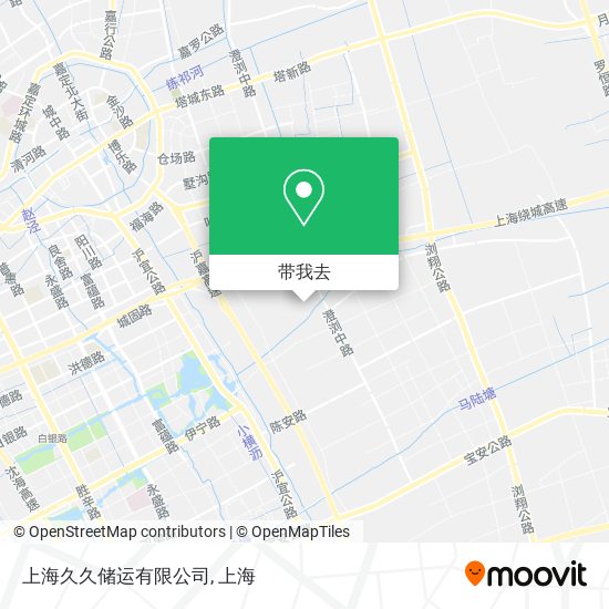 上海久久储运有限公司地图