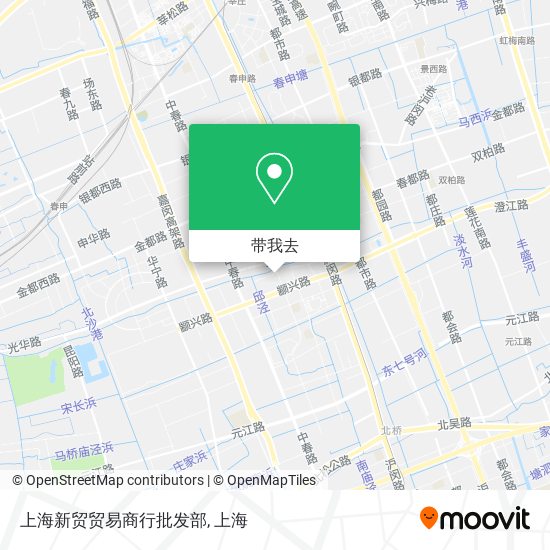 上海新贸贸易商行批发部地图