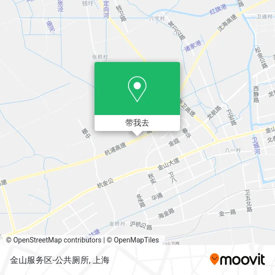 金山服务区-公共厕所地图
