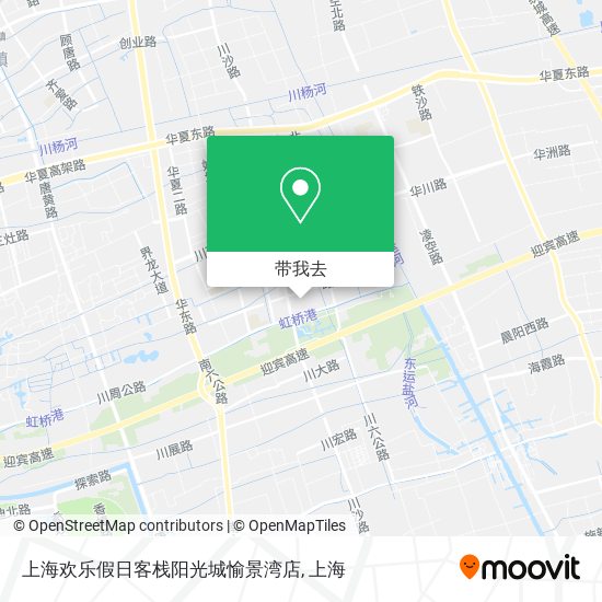 上海欢乐假日客栈阳光城愉景湾店地图