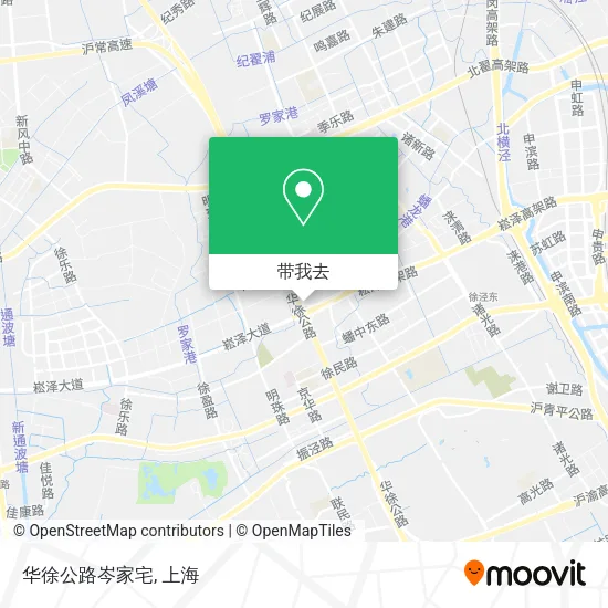 华徐公路岑家宅地图