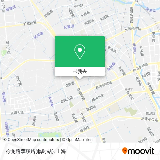 徐龙路双联路(临时站)地图