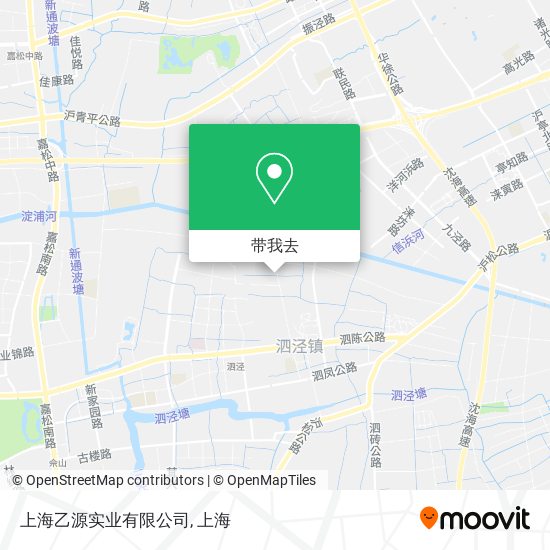 上海乙源实业有限公司地图