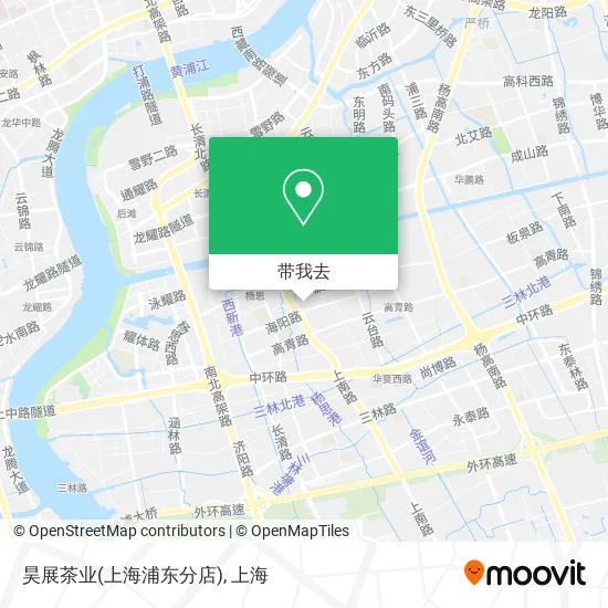 昊展茶业(上海浦东分店)地图