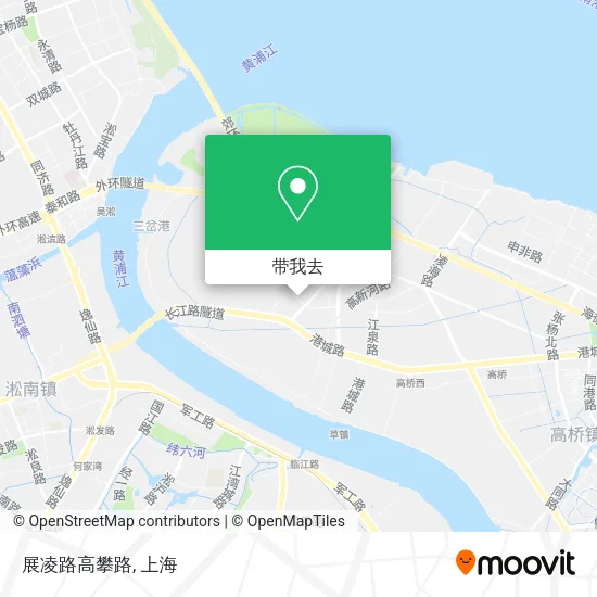 展凌路高攀路地图