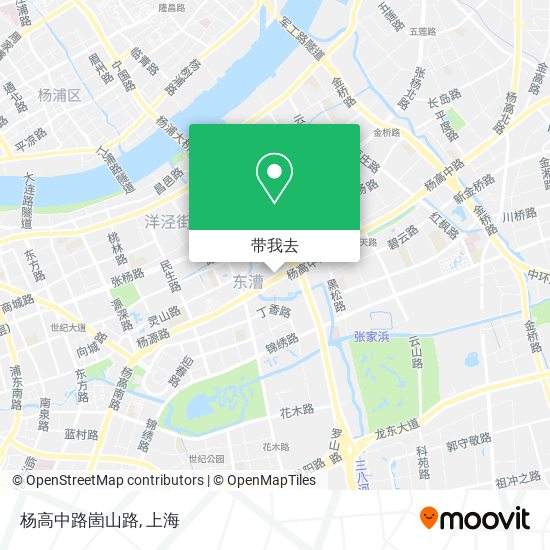 杨高中路崮山路地图