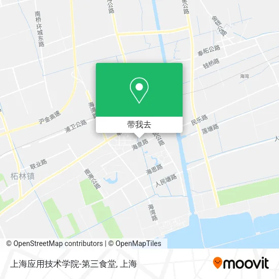 上海应用技术学院-第三食堂地图