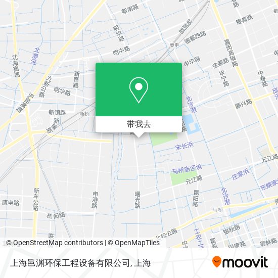 上海邑渊环保工程设备有限公司地图