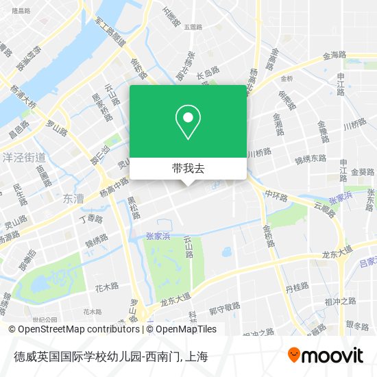 德威英国国际学校幼儿园-西南门地图