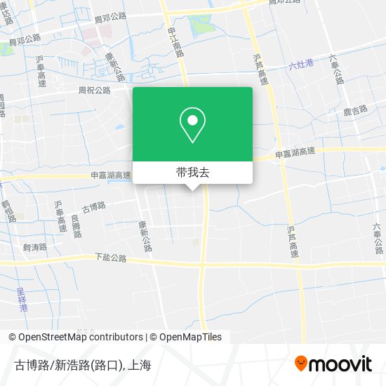 古博路/新浩路(路口)地图