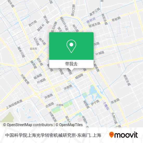 中国科学院上海光学转密机械研究所-东南门地图