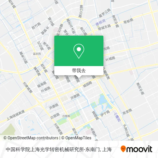 中国科学院上海光学转密机械研究所-东南门地图