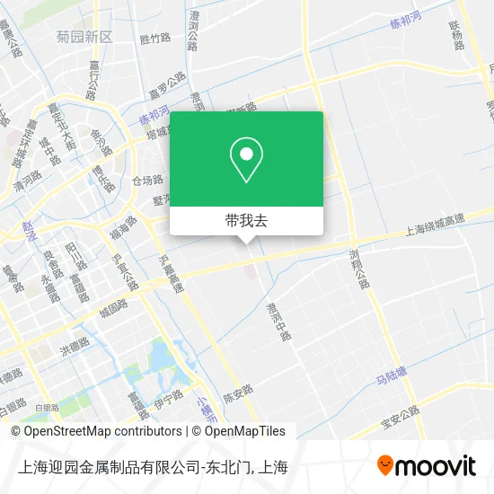 上海迎园金属制品有限公司-东北门地图