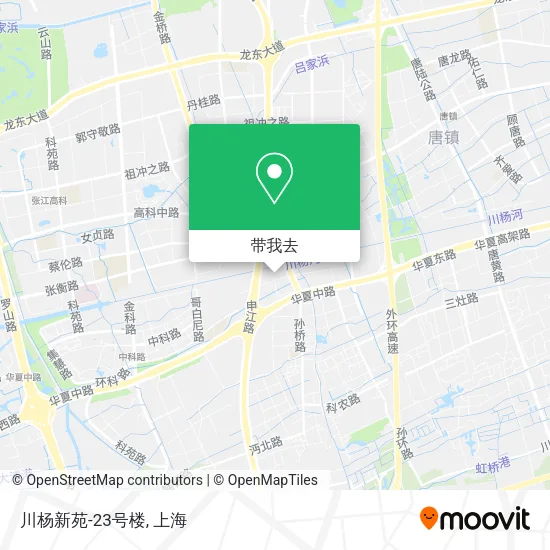 川杨新苑-23号楼地图
