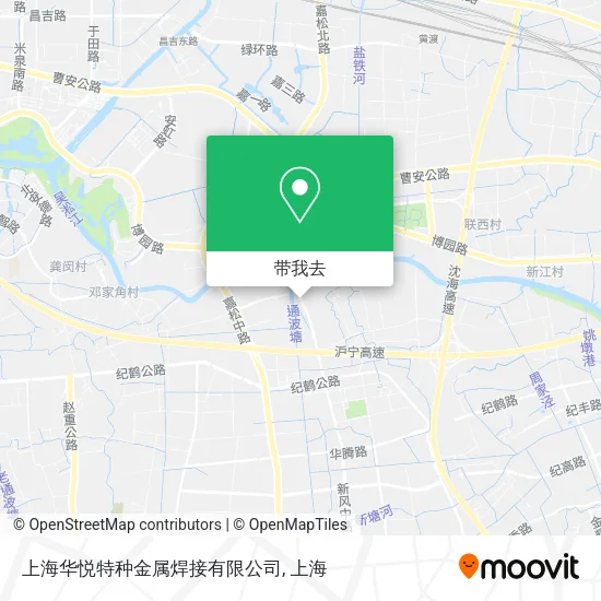 上海华悦特种金属焊接有限公司地图