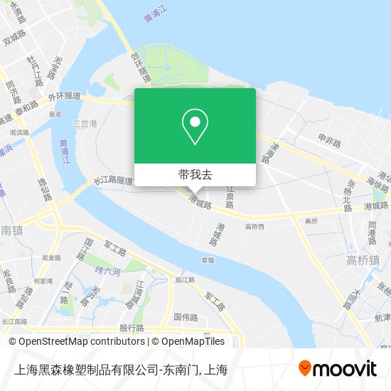 上海黑森橡塑制品有限公司-东南门地图