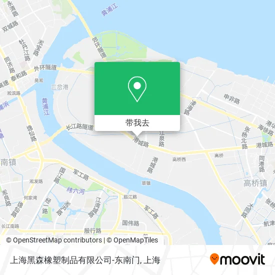 上海黑森橡塑制品有限公司-东南门地图