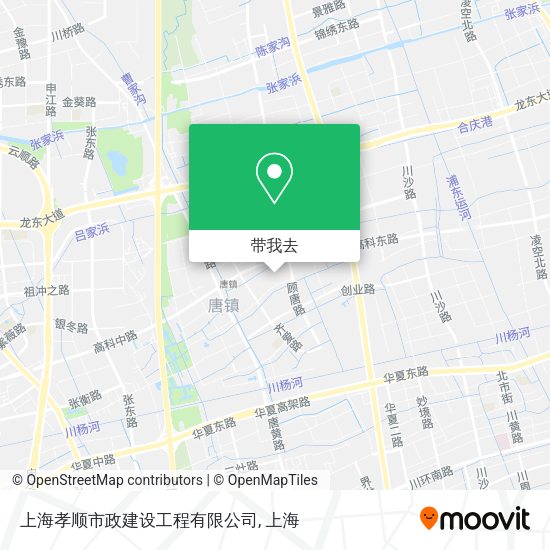 上海孝顺市政建设工程有限公司地图