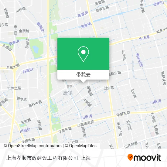 上海孝顺市政建设工程有限公司地图