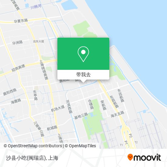 沙县小吃(闽瑞店)地图