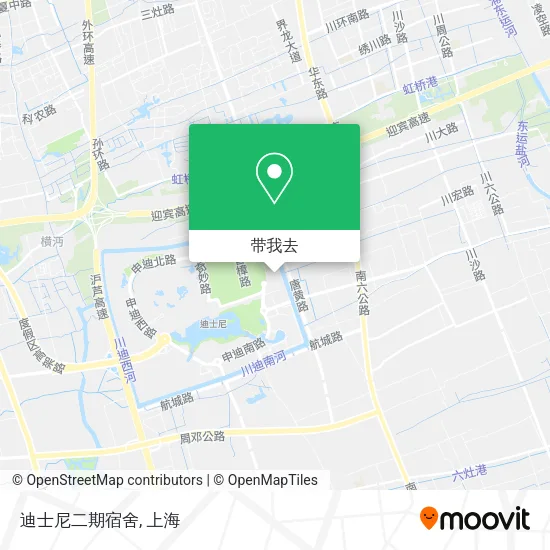 迪士尼二期宿舍地图