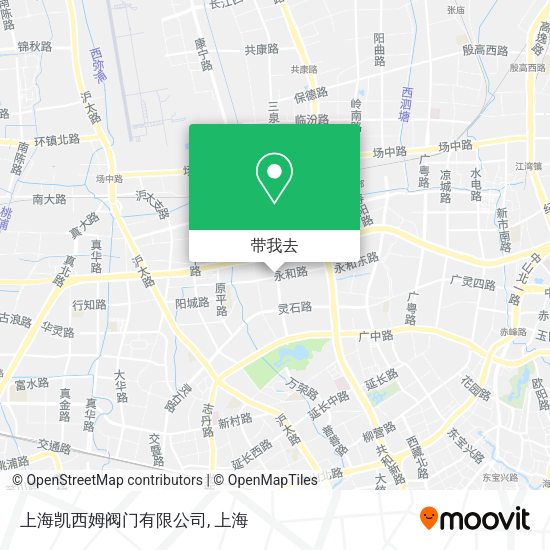 上海凯西姆阀门有限公司地图