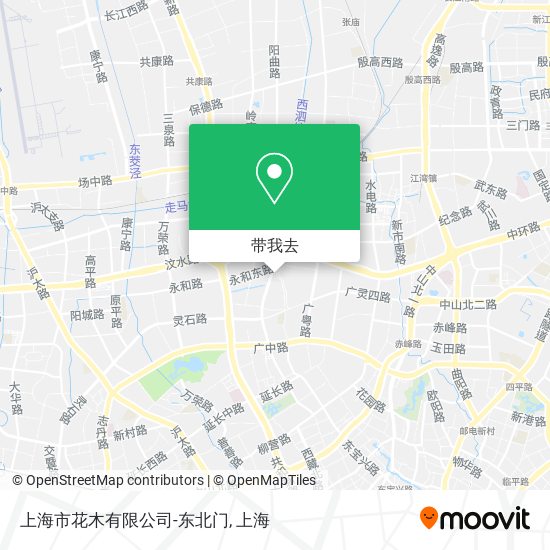 上海市花木有限公司-东北门地图