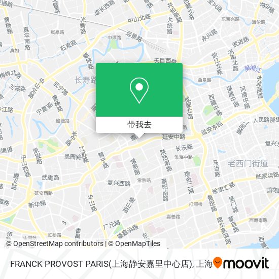 FRANCK PROVOST PARIS(上海静安嘉里中心店)地图