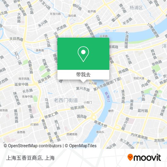 上海五香豆商店地图