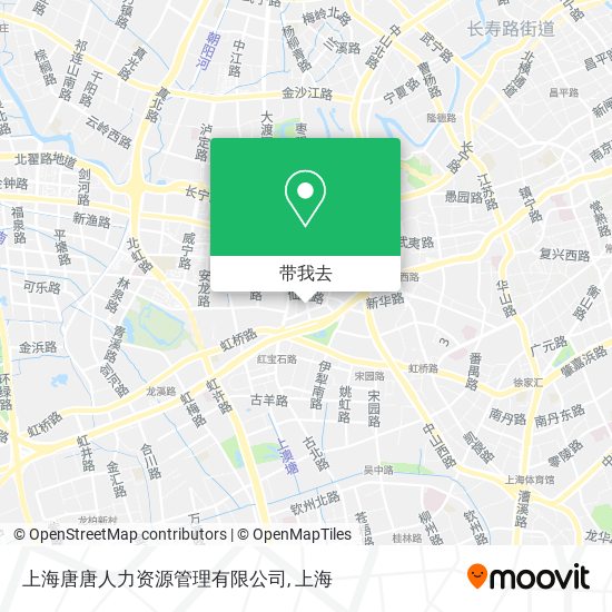上海唐唐人力资源管理有限公司地图