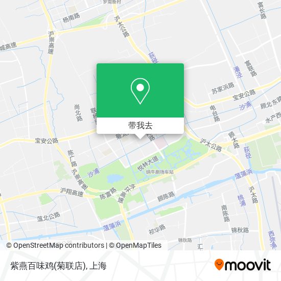 紫燕百味鸡(菊联店)地图