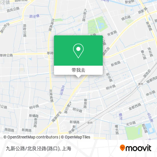 九新公路/北良泾路(路口)地图