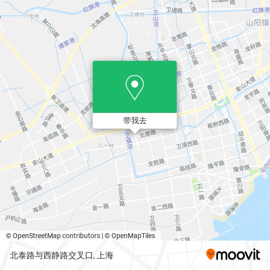 北泰路与西静路交叉口地图