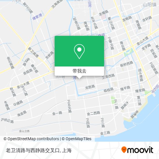 老卫清路与西静路交叉口地图