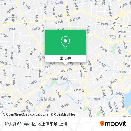 沪太路631弄小区-地上停车场地图