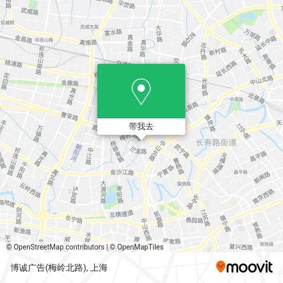 博诚广告(梅岭北路)地图