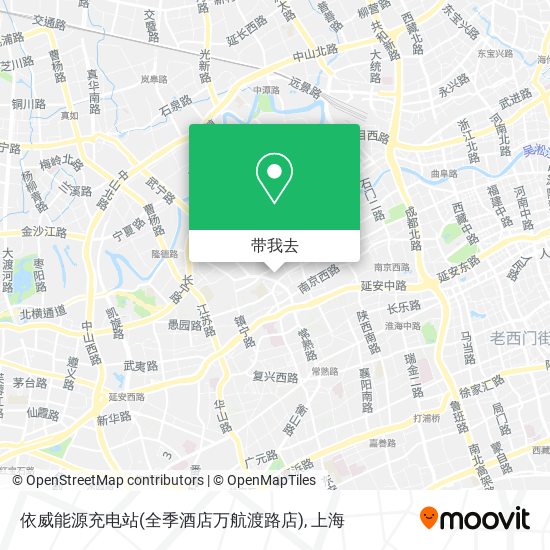 依威能源充电站(全季酒店万航渡路店)地图