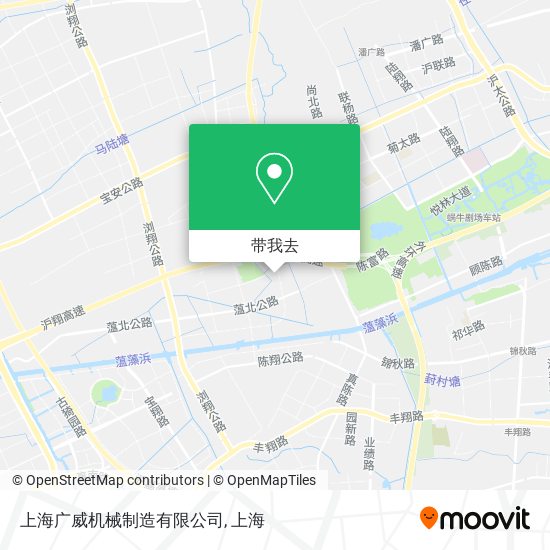 上海广威机械制造有限公司地图